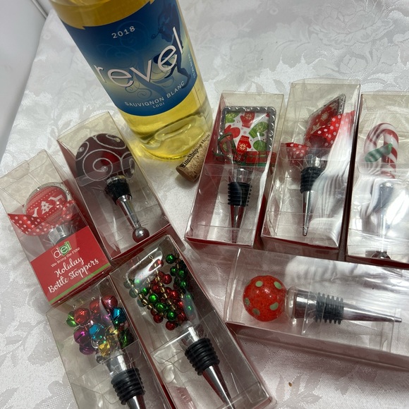 Ball LED Glass Wine Stoppers color changing with Switch  Nice Metal/Rubber - Picture 4 of 5